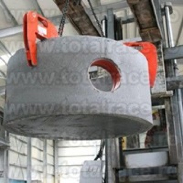 Dispozitive de ridicare din lant cu clesti pentru tuburi de beton